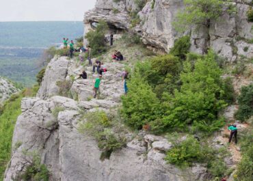 A May Day event was held in the canyon of the River Bijela